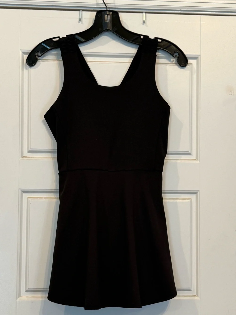 Old Navy Active Powersoft Black Sleeveless Fit-and-Flare Dress